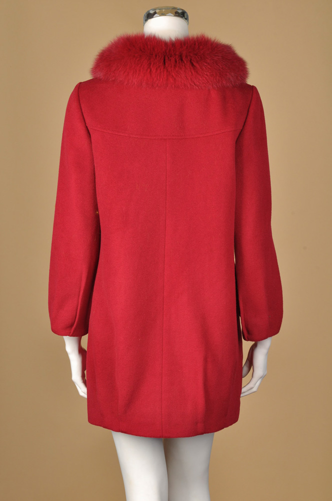 贝诗奴 Basynu 冬装新款高贵中长款羊毛皮草狐