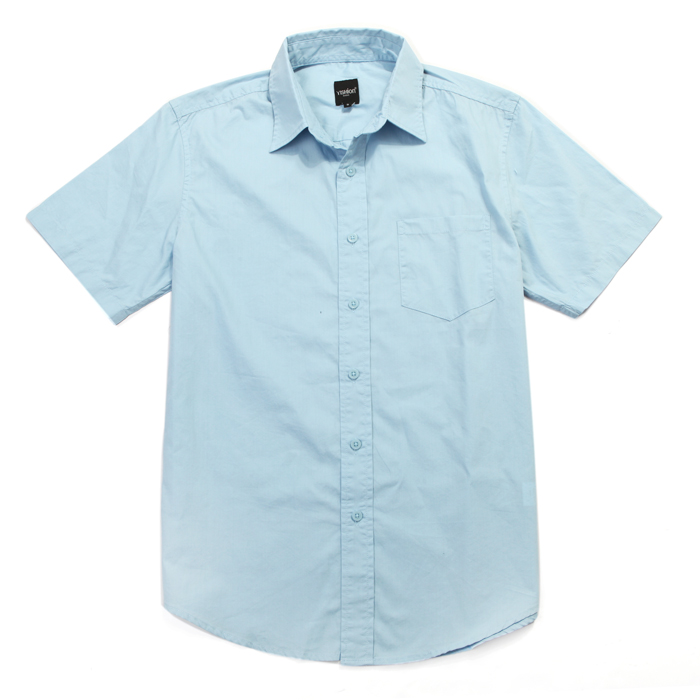 以纯夏装男装短袖衬衫 81214300原价119元 白