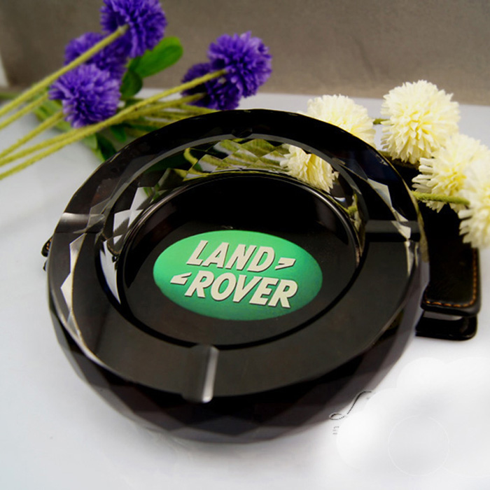 沐恩礼品 水晶汽车标志烟灰缸 路虎0103 价格\/