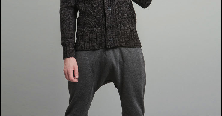 INED 2012秋装新款 粗针 扭花 男士修身<em>毛衣</em>外