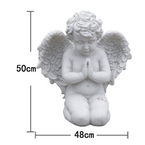 Smart Art 树脂户外花园落地天使丘比特祈福摆