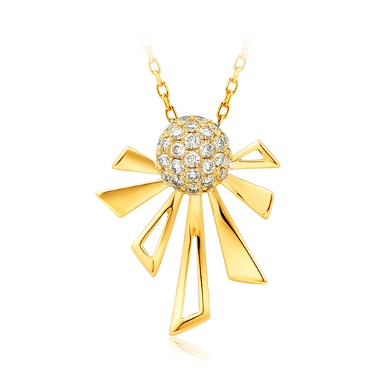 【支持货到付款】周大福 逸彩系列晨曦-旭日限