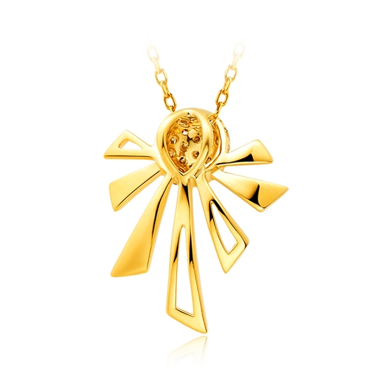 【支持货到付款】周大福 逸彩系列晨曦-旭日限