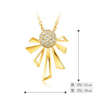 【支持货到付款】周大福 逸彩系列晨曦-旭日限