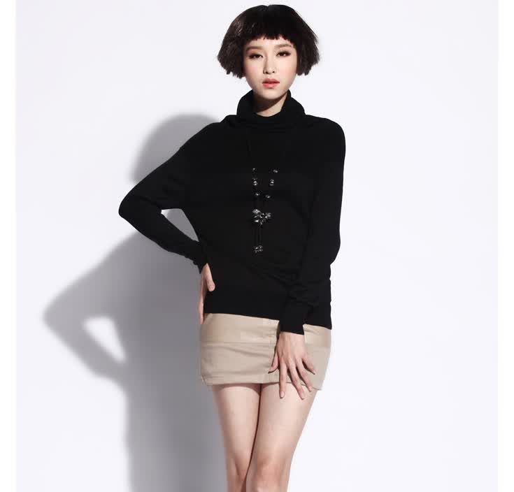 真情告白IENIN秋装<em>高领</em>时尚<em>修身贴身毛衣</em>C13