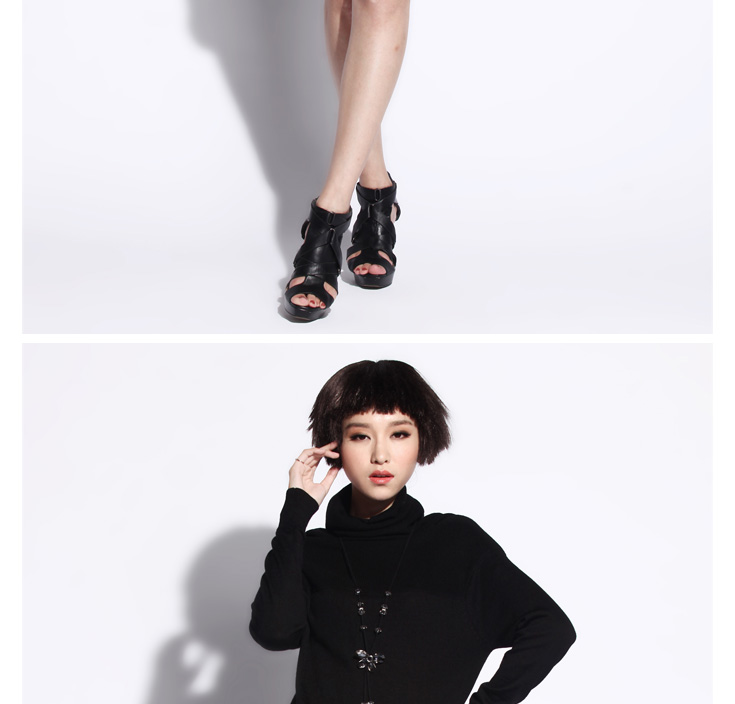 真情告白IENIN秋装<em>高领</em>时尚<em>修身贴身毛衣</em>C13