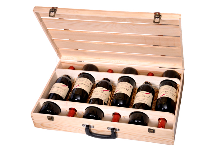 轩尼贝克 赤霞珠干红葡萄酒(六支木盒礼品装)7