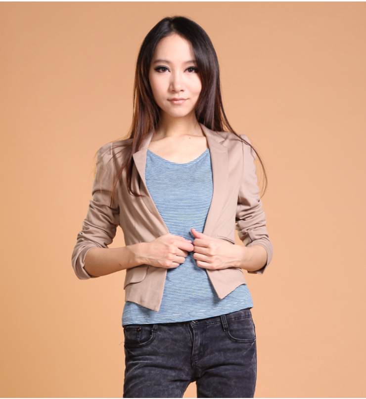 遐逸XY 修身小西装外套长袖女款西装日韩版休