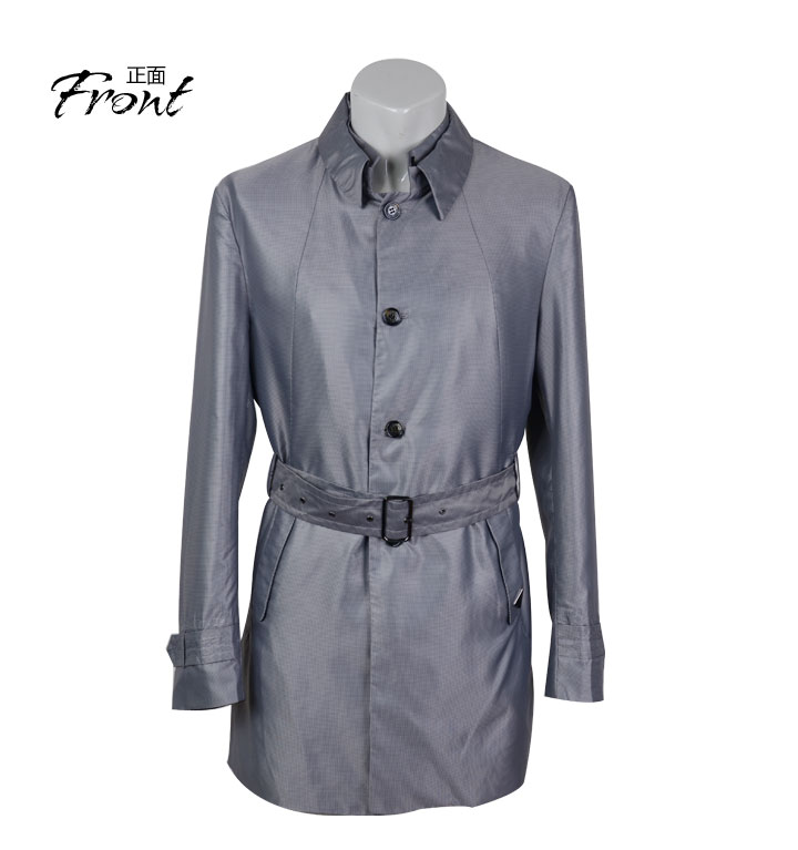 SunnyWell 森迪维尔 男士时尚长款 风衣外套 S