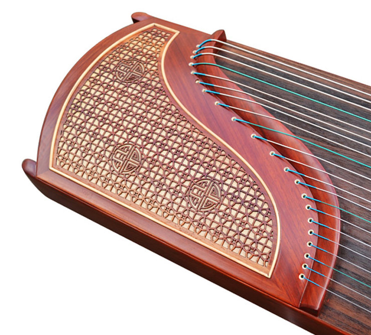 纳英乐器 北京正品星海专业花梨红木窗花古筝