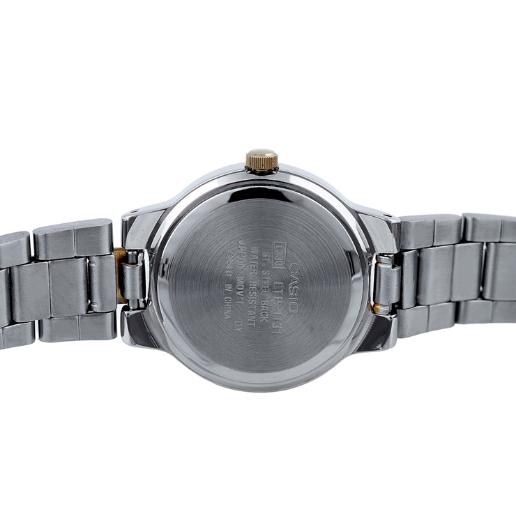 卡西欧 CASIO 石英表Analogue系列商务金圈圆