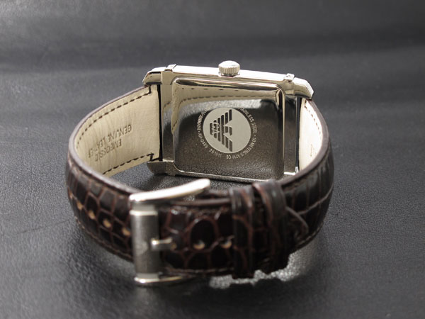 Armani\/阿玛尼 2012新款情侣时尚方形石英男士