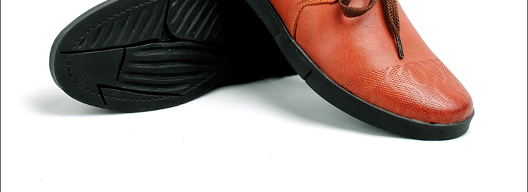 欧邦鼠2012新款 时尚男鞋英伦休闲鞋 真皮商务