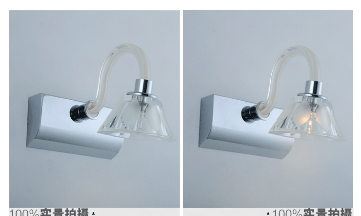 岚珊 现代简约镜前灯具卧室灯浴室灯具床头灯饰J037