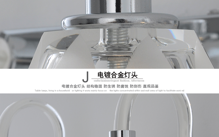岚珊 现代简约镜前灯具卧室灯浴室灯具床头灯饰J037-3