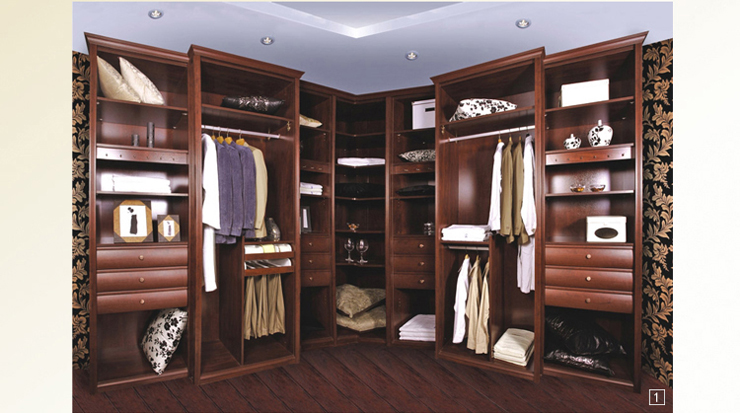 索菲亚白色简欧衣帽间 可定制家具 柜体\/平米 价