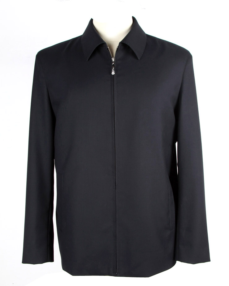 爱缪斯 Amurs 商务休闲中年夹克外套 100%细