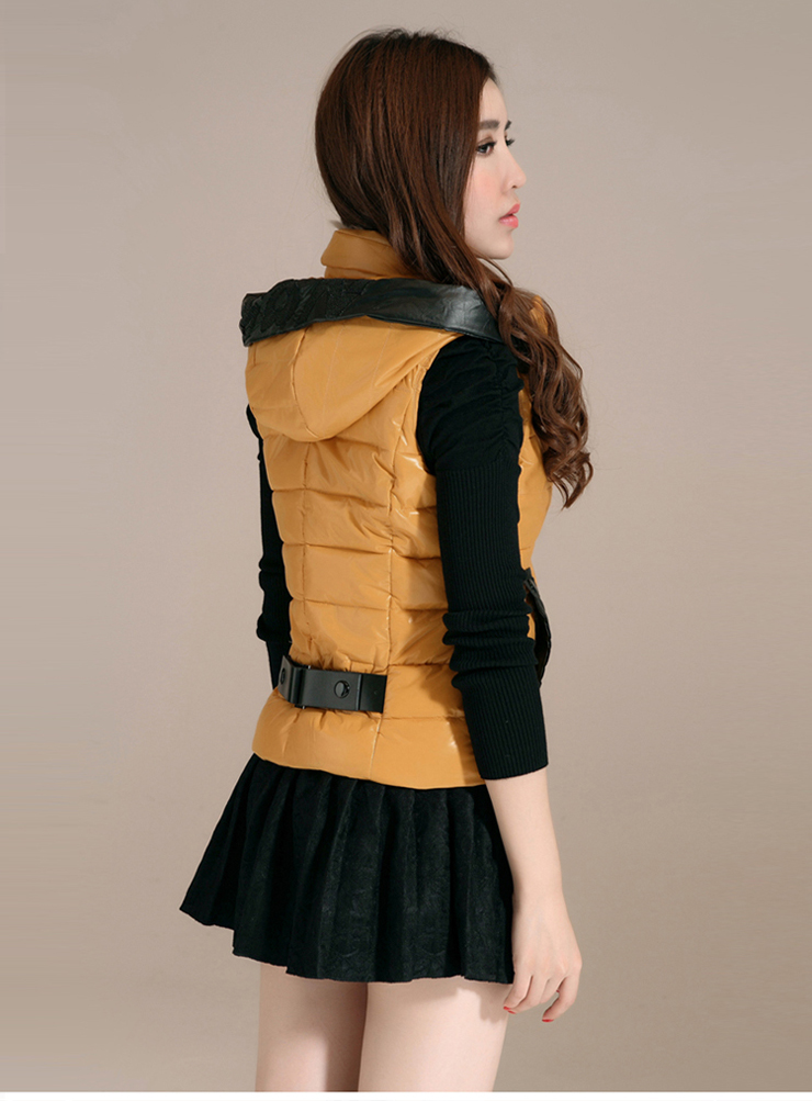 娅欣2012秋冬新品品质女装韩版羽绒棉<em>马甲</em>大