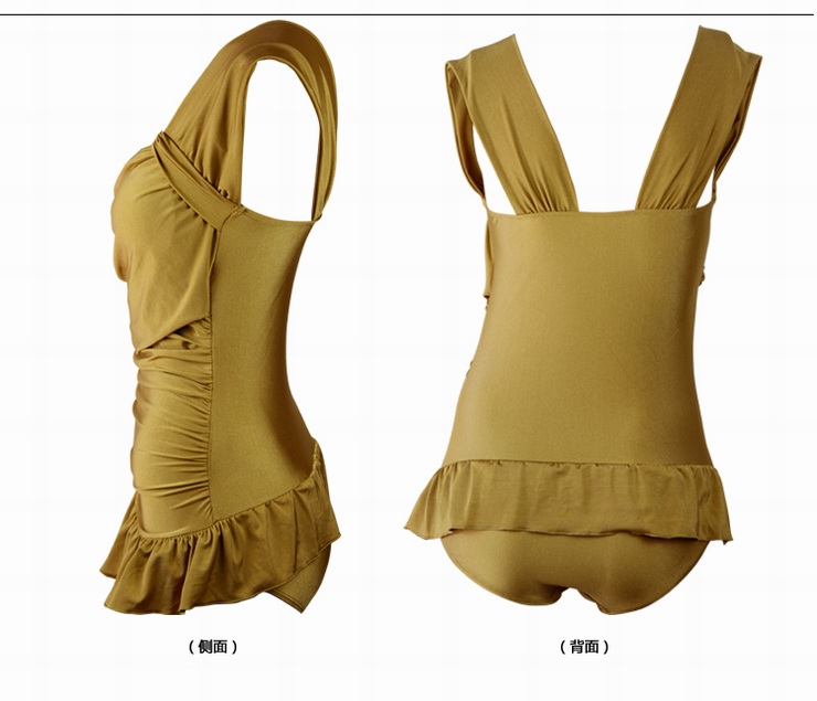 小桃泳衣 2012贝迪斯新款泳装 时尚小礼服式遮