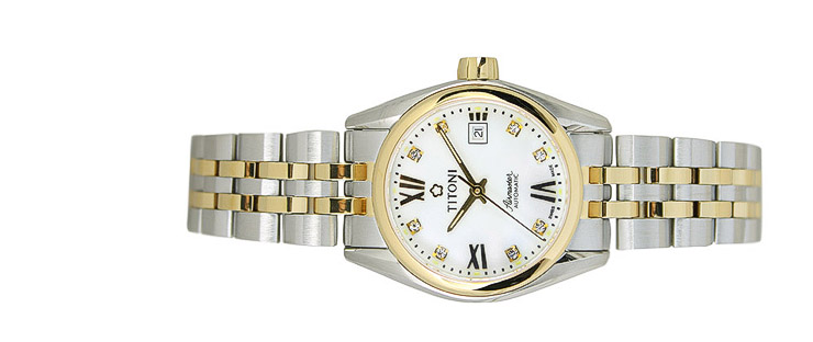 TITONI梅花空霸系列自动机械女表23909SY-06