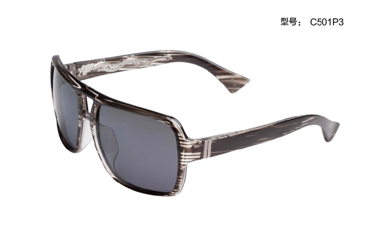 N 海俪恩龙系列时尚男士偏光太阳镜 110003 透