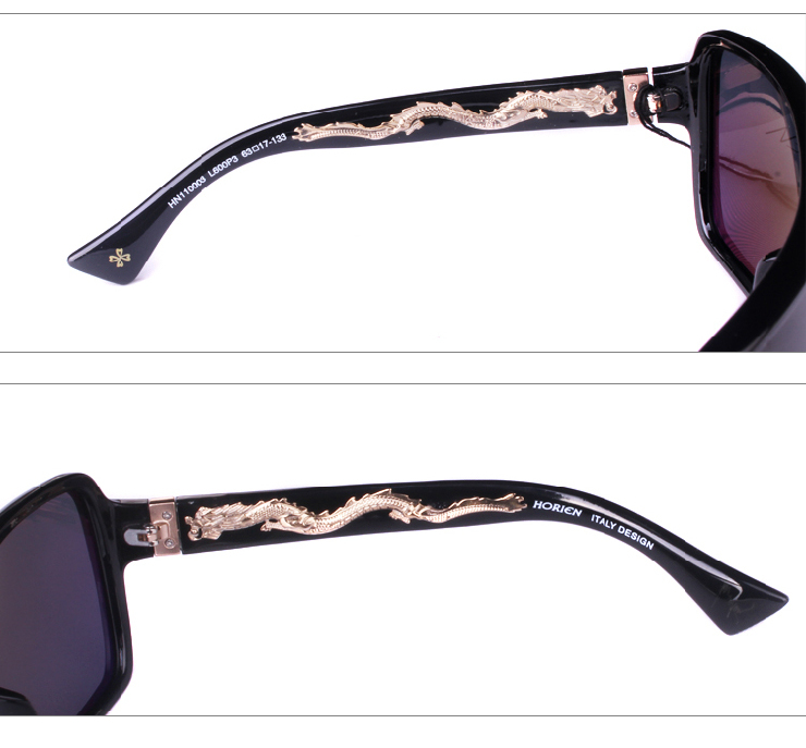 N 海俪恩龙系列时尚男士偏光太阳镜 110003 透