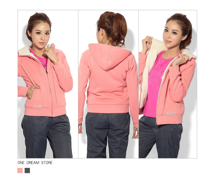 万杰隆 2012冬季新品女韩版<em>大码</em>保暖<em>开衫卫衣</em>