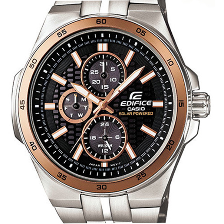 卡西欧 CASIO 石英 男款腕表100米防水Edifice