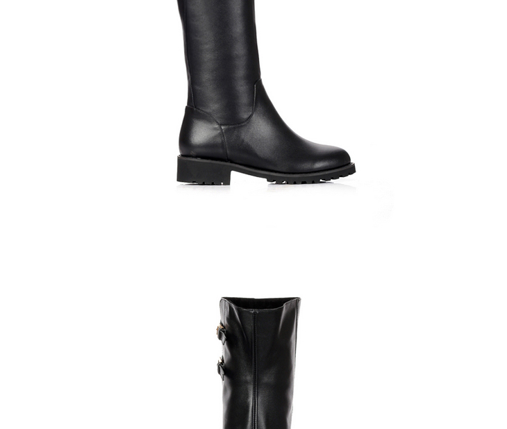 欧米高2012冬季新款过膝长靴平底欧美骑士靴