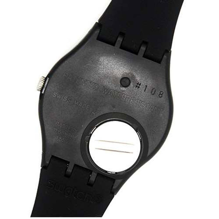 11.1大促 斯沃琪 Swatch 石英 GB249 中性表黑