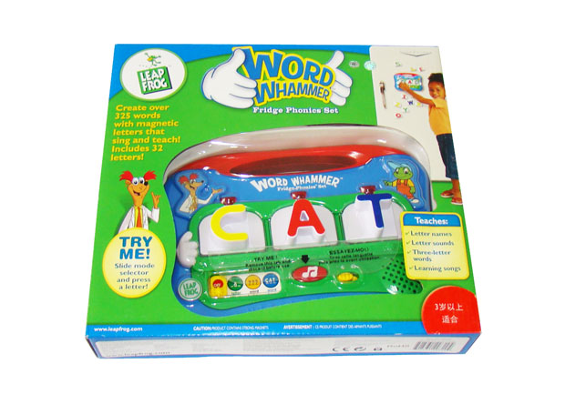 美国跳蛙立体3D磁贴单词冰箱贴\/英语拼插认知