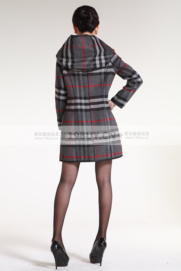 ONEBUYE 超大舒适温暖连衣帽隐形暗扣设计仿