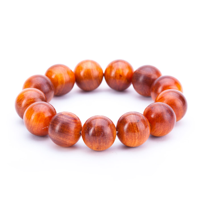 印尼血龙木王佛珠手串手链18mm