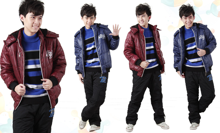 越位少年装(offside)男童装秋冬新款加绒棉衣5