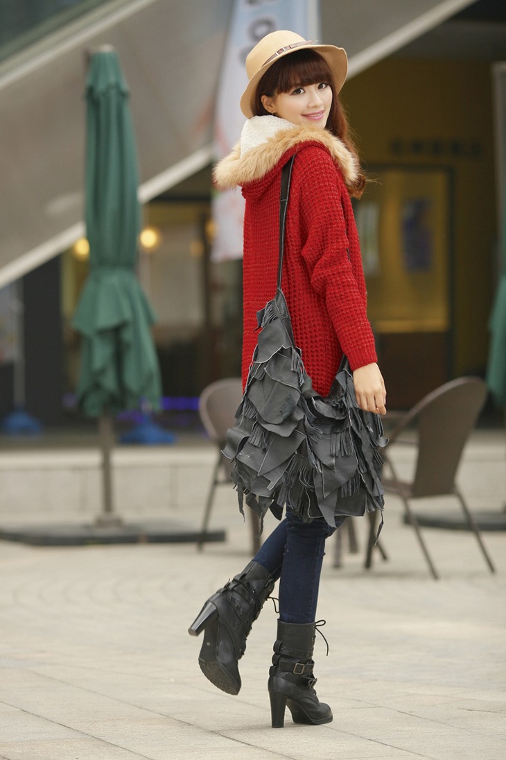 TUOYI2012冬季新款<em>女式</em>加绒<em>卫衣</em> <em>加厚</em>针织开