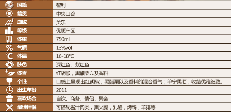 智利最佳酒庄 圣米亚中央谷美乐红葡萄酒 750