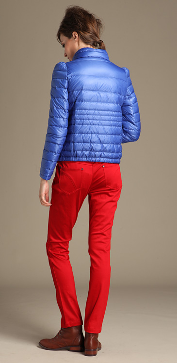 PSALTER诗篇2012冬装新款 短款羽绒服 蓝色