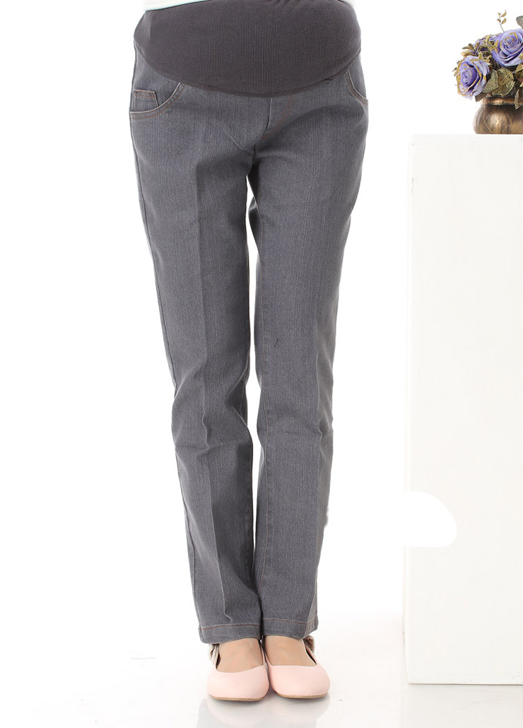 怀泰 孕妇装 孕妇裤 全棉孕妇托腹裤冬季 纯棉长