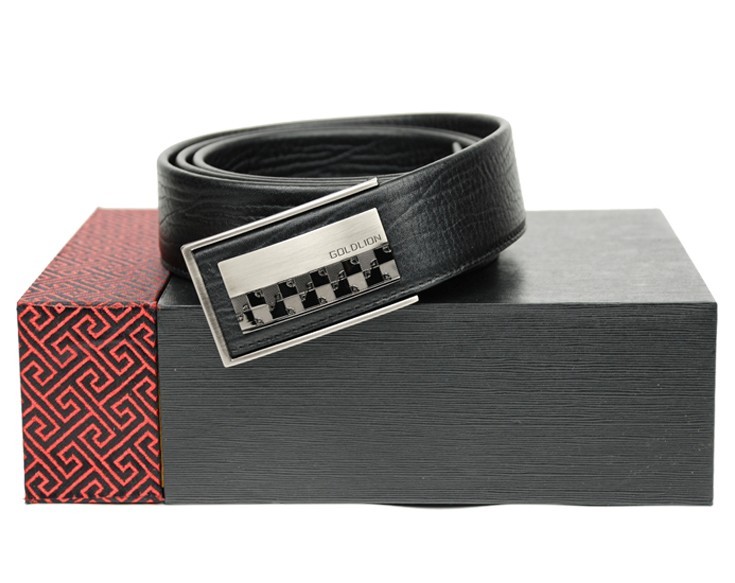 Goldlion 金利来 男士皮带 正品 牛皮 男士腰带 