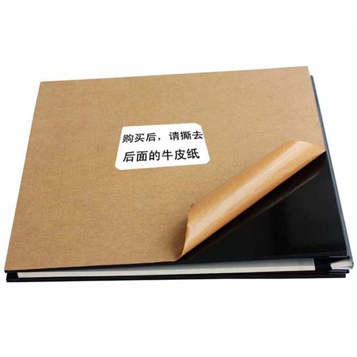 竹取相册创意礼品12寸精致钢琴烤漆带相框木面相册影集 白色 12寸粘胶