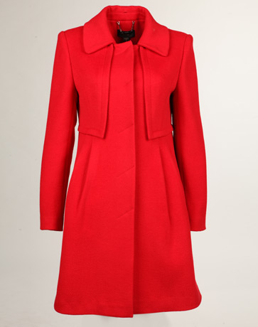 YINER音儿影儿 2012秋冬新款红色羊毛时尚女