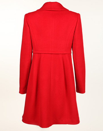 YINER音儿影儿 2012秋冬新款红色羊毛时尚女