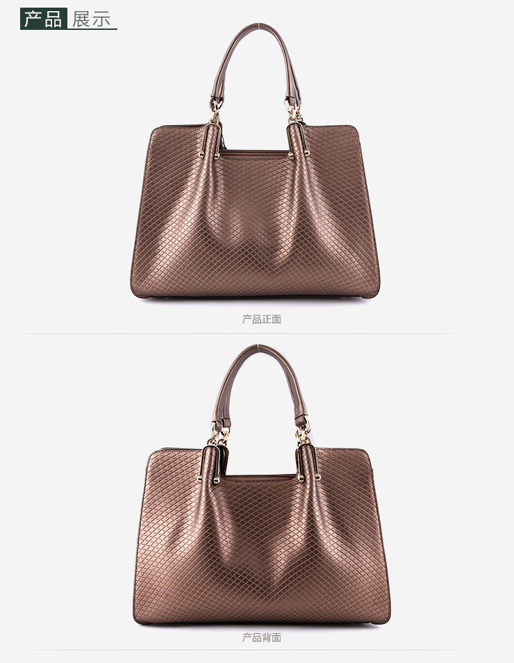 <em>SANTA BARBARA</em>圣大保罗女士全牛皮手提单