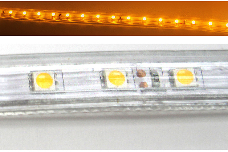 弗森 LED灯带超高亮贴片3528/60P 220V暗槽灯条7w 1米/件 蓝光