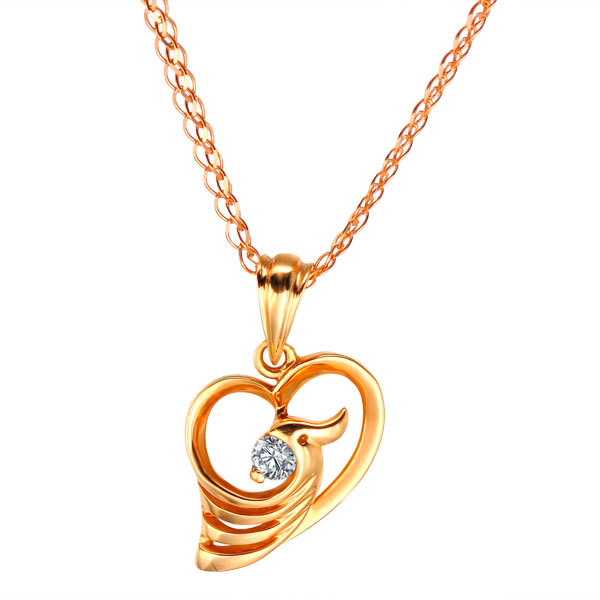 华晟珠宝 年终真情大回馈 K金项链 K金吊坠 18