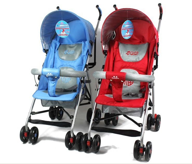 呵宝hope轻便型加宽婴儿车\/靠背可调节\/可折叠