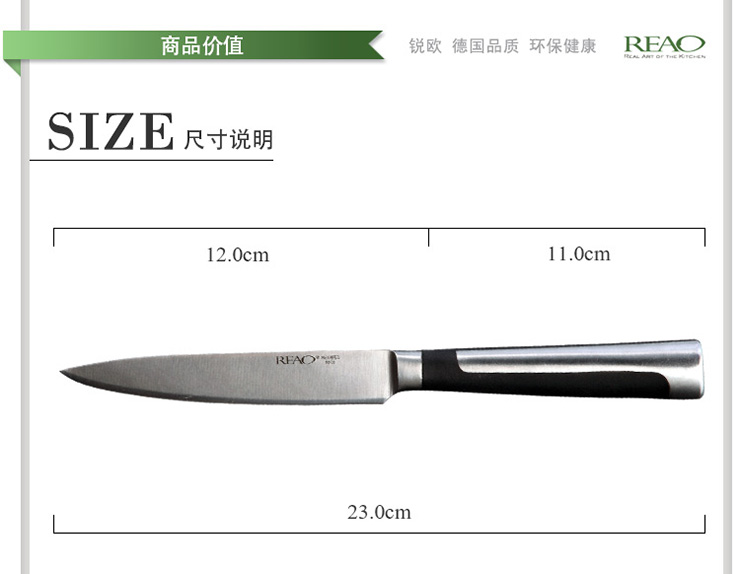 锐欧REAO厨品 至尊系列雕刻刀/削皮果蔬刀BEO8