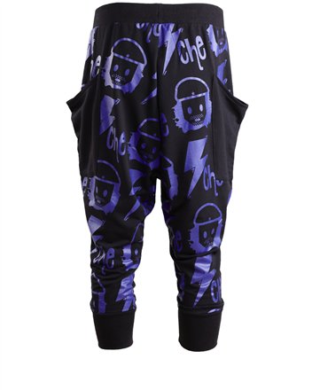 Giordano佐丹奴BSX <em>短裤</em> 男闪电CHE印花<em>九分</em>