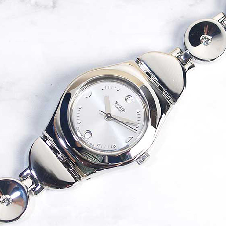 斯沃琪 (Swatch) 石英表女士手表YSS213G 白色