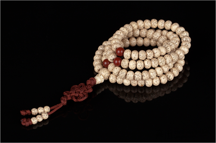 瑾色 星月菩提子手链 佛珠108手串 吉祥安康 G